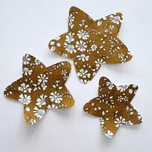 Iron on stars - Set of 3