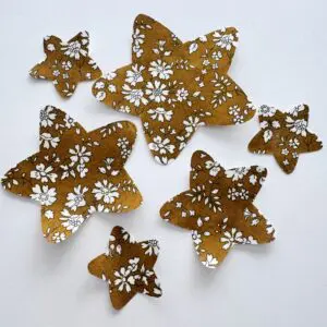 Iron on stars - Set of 6