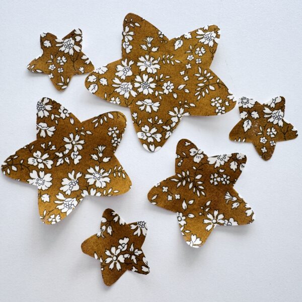 Iron on stars - Set of 6