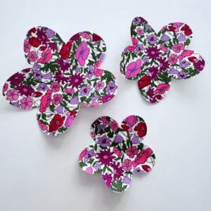 Iron on flowers - Set of 3